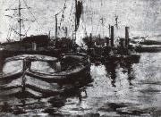 John Henry Twachtman New York Haffen oil painting artist